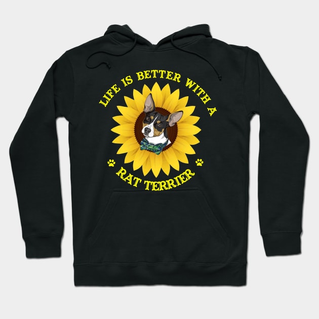 Rat Terrier Lovers Hoodie by bienvaem